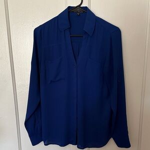 Express Cobalt Blue Portofino Shirt